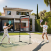 Indoor Paddle Game with Net,All-in-1 Set for Master Pickleball Practice Board, Backyard Pickleball Equipment,Similar to Badminton, Pingpong, and Jianzi