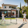 Outdoor Paddle Game with Net,All-in-1 Set for Master Pickleball Practice Board, Backyard Pickleball Equipment,Similar to Badminton, Pingpong, and Jianzi