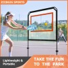 Zcebgig-Sports Outdoor Paddle Game with Net – All in One Outdoor & Indoor Set with Target and Rebound Net– Combines Pickleball, Badminton & Tennis for Family or Solo Fun Zcebgig-Sports Outdoor Paddle Game with Net – All in One Outdoor & Indoor Set with Target and Rebound Net– Combines Pickleball, Badminton & Tennis for Family or Solo Fun