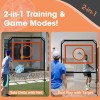 Zcebgig-Sports Outdoor Paddle Game with Net – All in One Outdoor & Indoor Set with Target and Rebound Net– Combines Pickleball, Badminton & Tennis for Family or Solo Fun