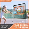 Zcebgig-Sports Outdoor Paddle Game with Net – All in One Outdoor & Indoor Set with Target and Rebound Net– Combines Pickleball, Badminton & Tennis for Family or Solo Fun